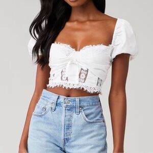 FOR LOVE AND LEMONS CHANTELLE TOP